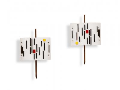 Angelo Lelli Lelii Pair of Wall Lights by Angelo Lelii for Arredoluce