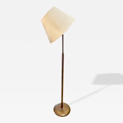 Angelo Lelli Lelii Patented Adjustable Brass Floor Lamp by Angelo Lelli for Arredoluce
