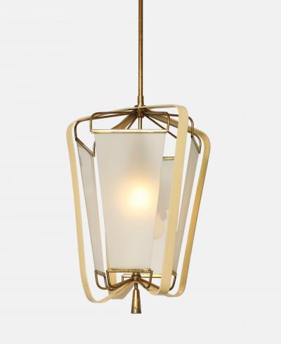 Angelo Lelli Lelii Rare Lantern Pendant Light by Angelo Lelii