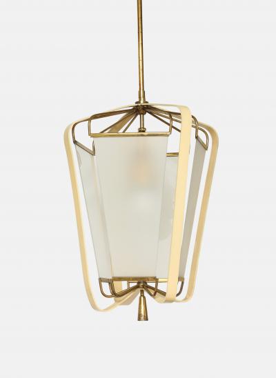 Angelo Lelli Lelii Rare Lantern Pendant Light by Angelo Lelii