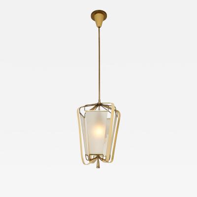 Angelo Lelli Lelii Rare Lantern Pendant Light by Angelo Lelii