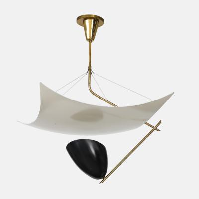 Angelo Lelli Lelii Rare Vela Ceiling Light Model 12385 by Arredoluce