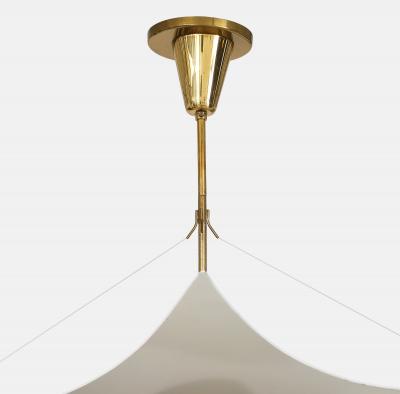 Angelo Lelli Lelii Rare Vela Ceiling Light Model 12385 by Arredoluce