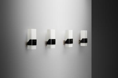 Angelo Lelli Lelii Set of Four Model 12670 Wall Lamps by Angelo Lelii for Arredoluce Italy 1950s