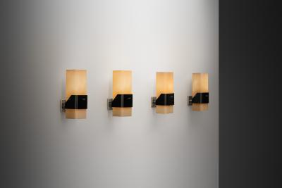 Angelo Lelli Lelii Set of Four Model 12670 Wall Lamps by Angelo Lelii for Arredoluce Italy 1950s