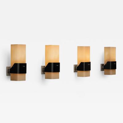 Angelo Lelli Lelii Set of Four Model 12670 Wall Lamps by Angelo Lelii for Arredoluce Italy 1950s