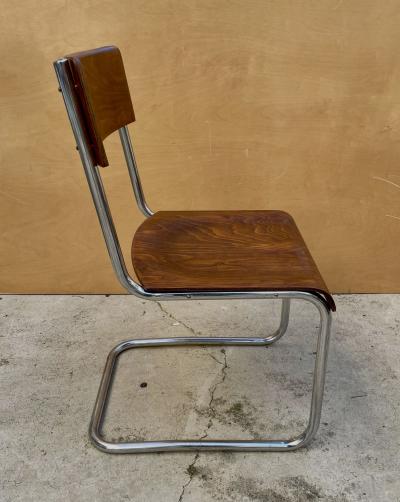 Angelo Luigi Colombo Columbus Small Italian Rationalist Desk and Chair