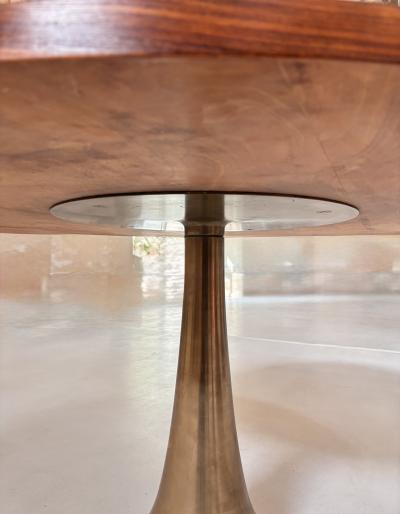 Angelo Mangiarotti ANGELO MANGIAROTTI ITALIAN DESIGNER ARCHITECT BRONZE DINING TABLE BERNINI BASE
