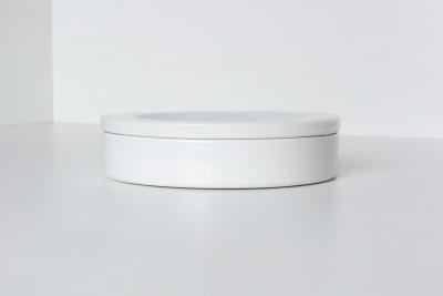 Angelo Mangiarotti Angelo Mangiarotti Barbados Ashtray in White Ceramic Italy 1960s