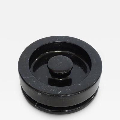 Angelo Mangiarotti Angelo Mangiarotti Black Marble Ashtray for Knoll Italy 1960s