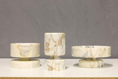 Angelo Mangiarotti Angelo Mangiarotti Calacatta Marble Vase