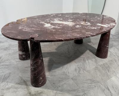 Angelo Mangiarotti Angelo Mangiarotti Eros Oval Marble Dining Table 1970s