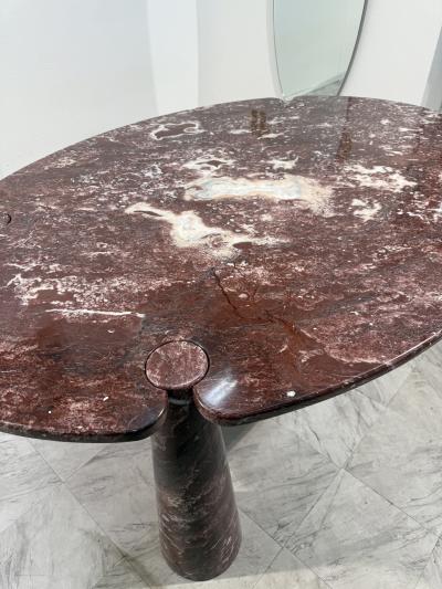 Angelo Mangiarotti Angelo Mangiarotti Eros Oval Marble Dining Table 1970s