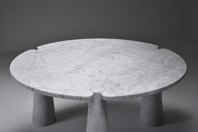 Angelo Mangiarotti Angelo Mangiarotti Eros Round Marble Dining Table 1970s