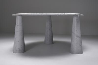 Angelo Mangiarotti Angelo Mangiarotti Eros Round Marble Dining Table 1970s