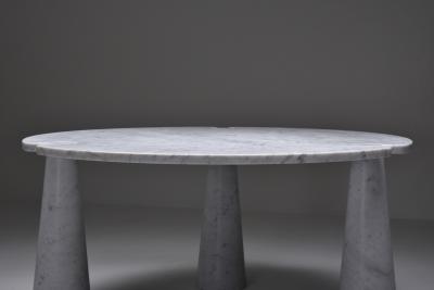 Angelo Mangiarotti Angelo Mangiarotti Eros Round Marble Dining Table 1970s