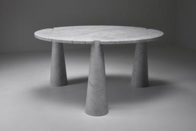 Angelo Mangiarotti Angelo Mangiarotti Eros Round Marble Dining Table 1970s