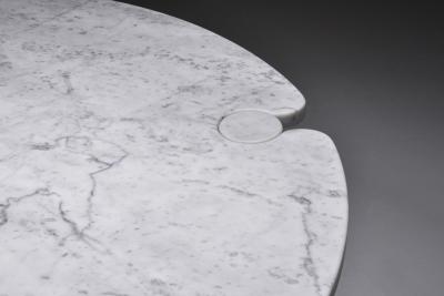 Angelo Mangiarotti Angelo Mangiarotti Eros Round Marble Dining Table 1970s