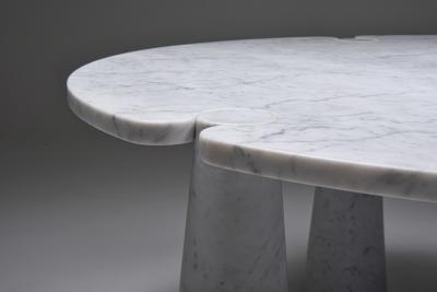 Angelo Mangiarotti Angelo Mangiarotti Eros Round Marble Dining Table 1970s