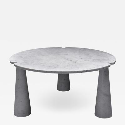 Angelo Mangiarotti Angelo Mangiarotti Eros Round Marble Dining Table 1970s