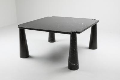 Angelo Mangiarotti Angelo Mangiarotti Eros Square Marble Dining Table 1970s