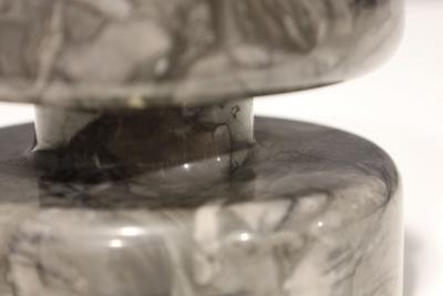 Angelo Mangiarotti Angelo Mangiarotti Gray Marble Vase