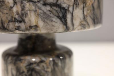 Angelo Mangiarotti Angelo Mangiarotti Gray Marble Vase
