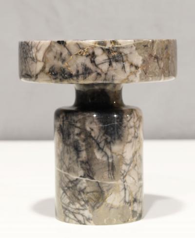 Angelo Mangiarotti Angelo Mangiarotti Gray Marble Vase