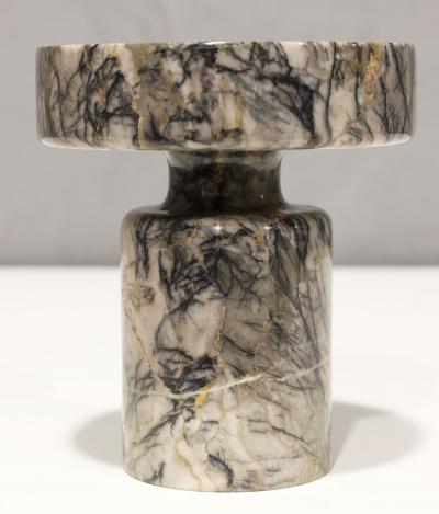 Angelo Mangiarotti Angelo Mangiarotti Gray Marble Vase