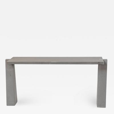 Angelo Mangiarotti Angelo Mangiarotti Inca Pietra Serena Console Table Skipper Italy 1978 