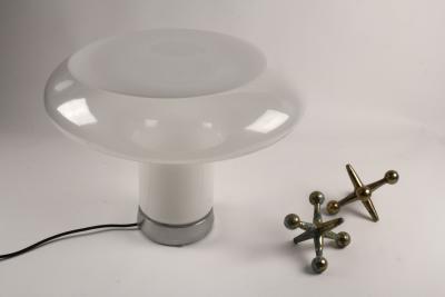 Angelo Mangiarotti Angelo Mangiarotti Lesbo Table Lamp for Artemide Italian Blown Glass 1960s
