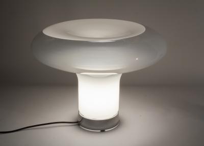 Angelo Mangiarotti Angelo Mangiarotti Lesbo Table Lamp for Artemide Italian Blown Glass 1960s
