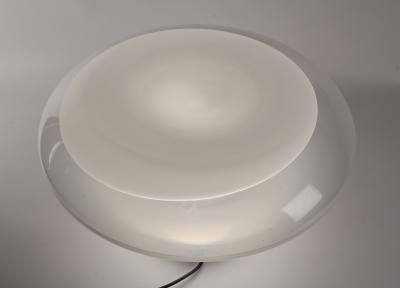 Angelo Mangiarotti Angelo Mangiarotti Lesbo Table Lamp for Artemide Italian Blown Glass 1960s