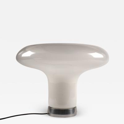 Angelo Mangiarotti Angelo Mangiarotti Lesbo Table Lamp for Artemide Italian Blown Glass 1960s
