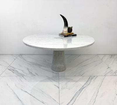 Angelo Mangiarotti Angelo Mangiarotti for Skipper Carrara Marble Eros Dining Table 1970s