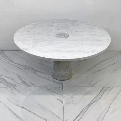 Angelo Mangiarotti Angelo Mangiarotti for Skipper Carrara Marble Eros Dining Table 1970s