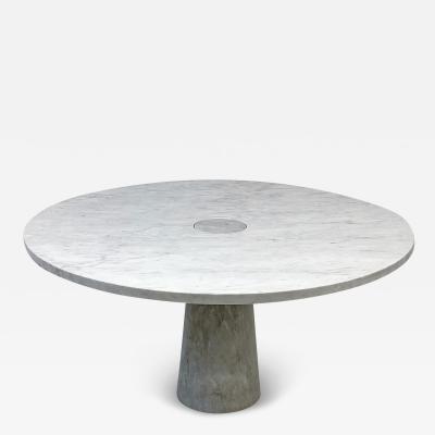 Angelo Mangiarotti Angelo Mangiarotti for Skipper Carrara Marble Eros Dining Table 1970s