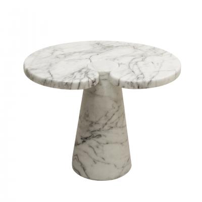 Angelo Mangiarotti Angelo Mangiarotti for Skipper Pair of Eros Marble Side Tables Italy 1970s