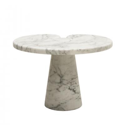 Angelo Mangiarotti Angelo Mangiarotti for Skipper Pair of Eros Marble Side Tables Italy 1970s
