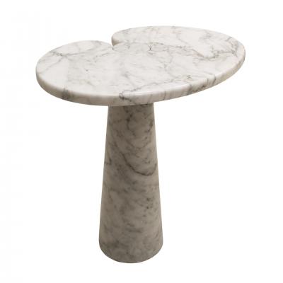 Angelo Mangiarotti Angelo Mangiarotti for Skipper Pair of Eros Marble Side Tables Italy 1970s