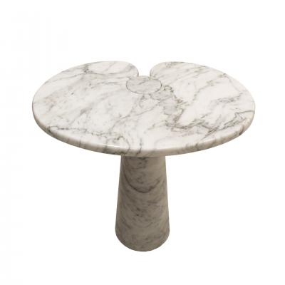 Angelo Mangiarotti Angelo Mangiarotti for Skipper Pair of Eros Marble Side Tables Italy 1970s