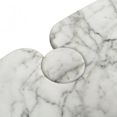 Angelo Mangiarotti Angelo Mangiarotti for Skipper White Carrara Marble Eros Console Table