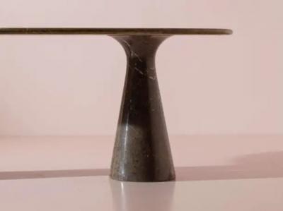 Angelo Mangiarotti Angelo Mangiarotti oval marble table model M1 by Tisettanta Italy 1970s