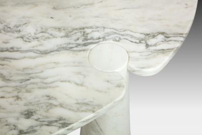 Angelo Mangiarotti Carrara Marble Dining Table from Eros Series by Angelo Mangiarotti