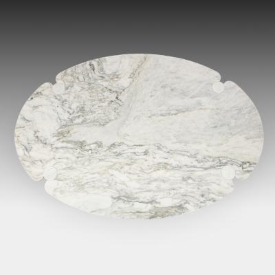 Angelo Mangiarotti Carrara Marble Dining Table from Eros Series by Angelo Mangiarotti