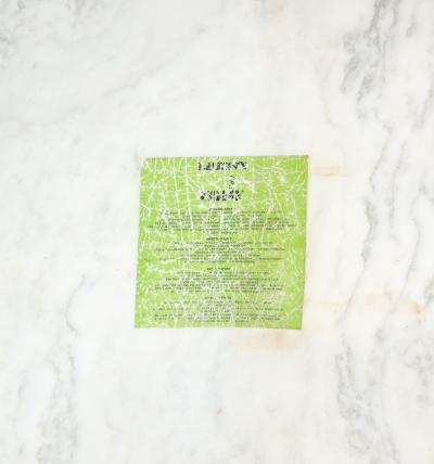 Angelo Mangiarotti Carrara Marble Dining Table from Eros Series by Angelo Mangiarotti