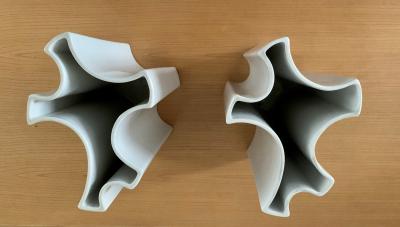 Angelo Mangiarotti Ceramic Vases by Mangirotti