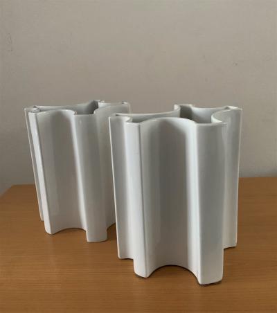 Angelo Mangiarotti Ceramic Vases by Mangirotti