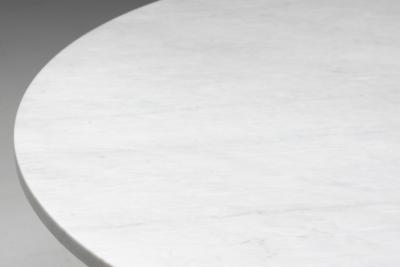 Angelo Mangiarotti Eros White Marble Dining Table by Angelo Mangiarotti for Skipper Italy 1970s