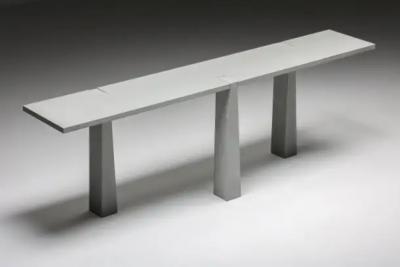 Angelo Mangiarotti Inca Console Table Angelo Mangiarotti Skipper Italian Design 1978